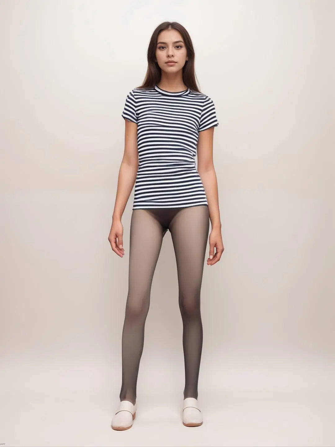 Collant noir transparent polaire - Le Collant Polaire