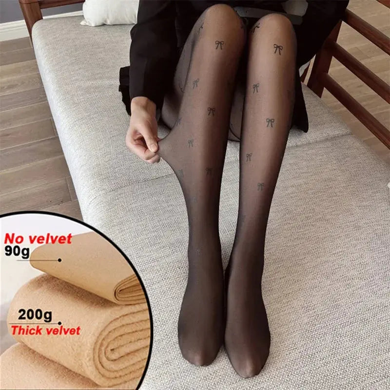 Collant polaire motif Arc - Pied entier / 90 gr