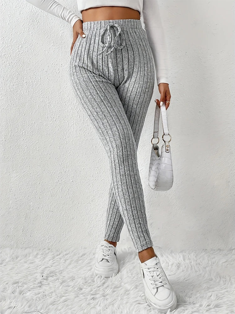 Legging fille chaud Gris / S