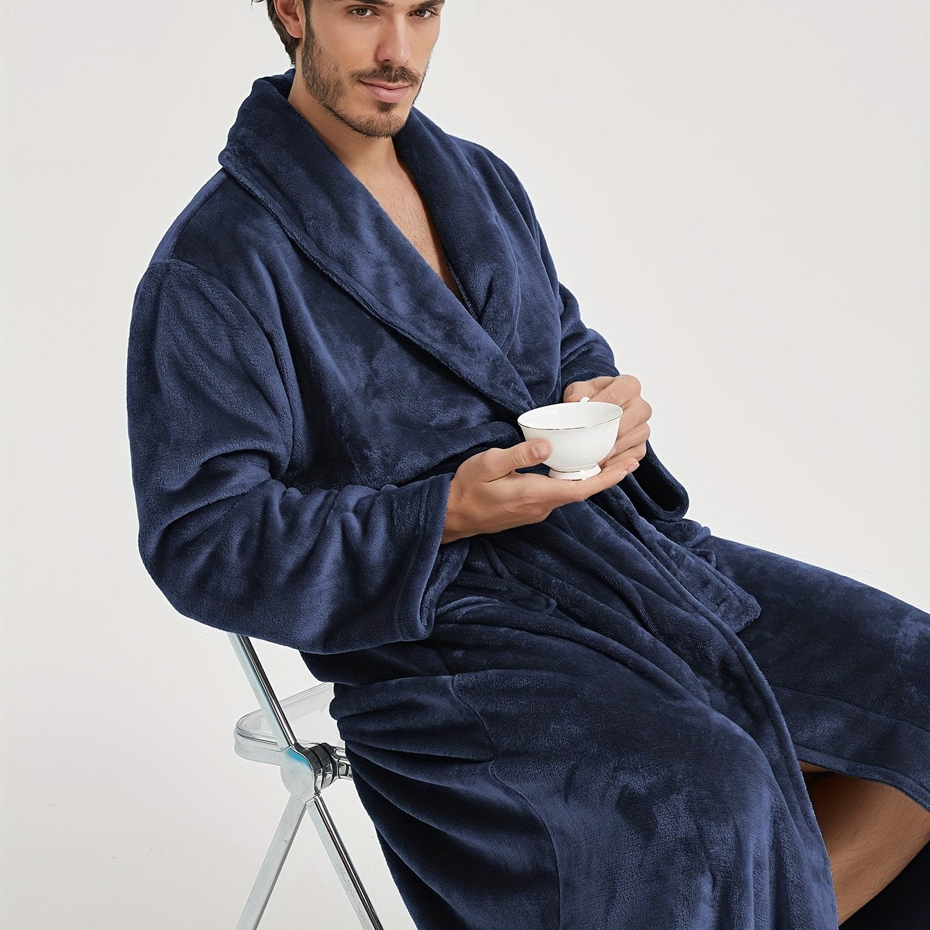 Peignoir robe de chambre homme