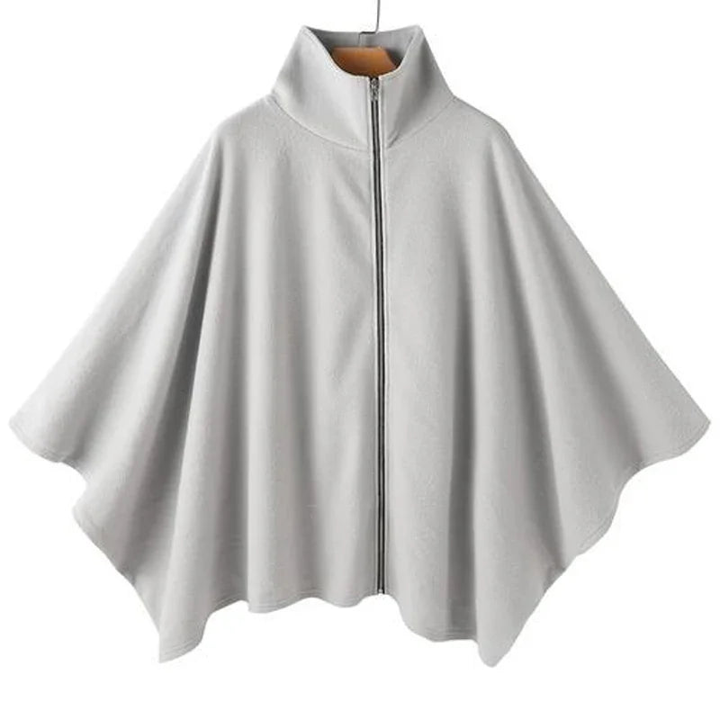 Poncho chaud femme