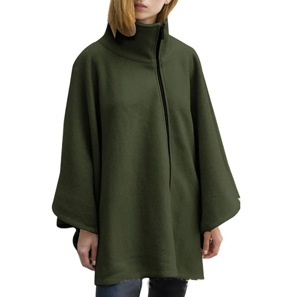 Poncho chaud femme