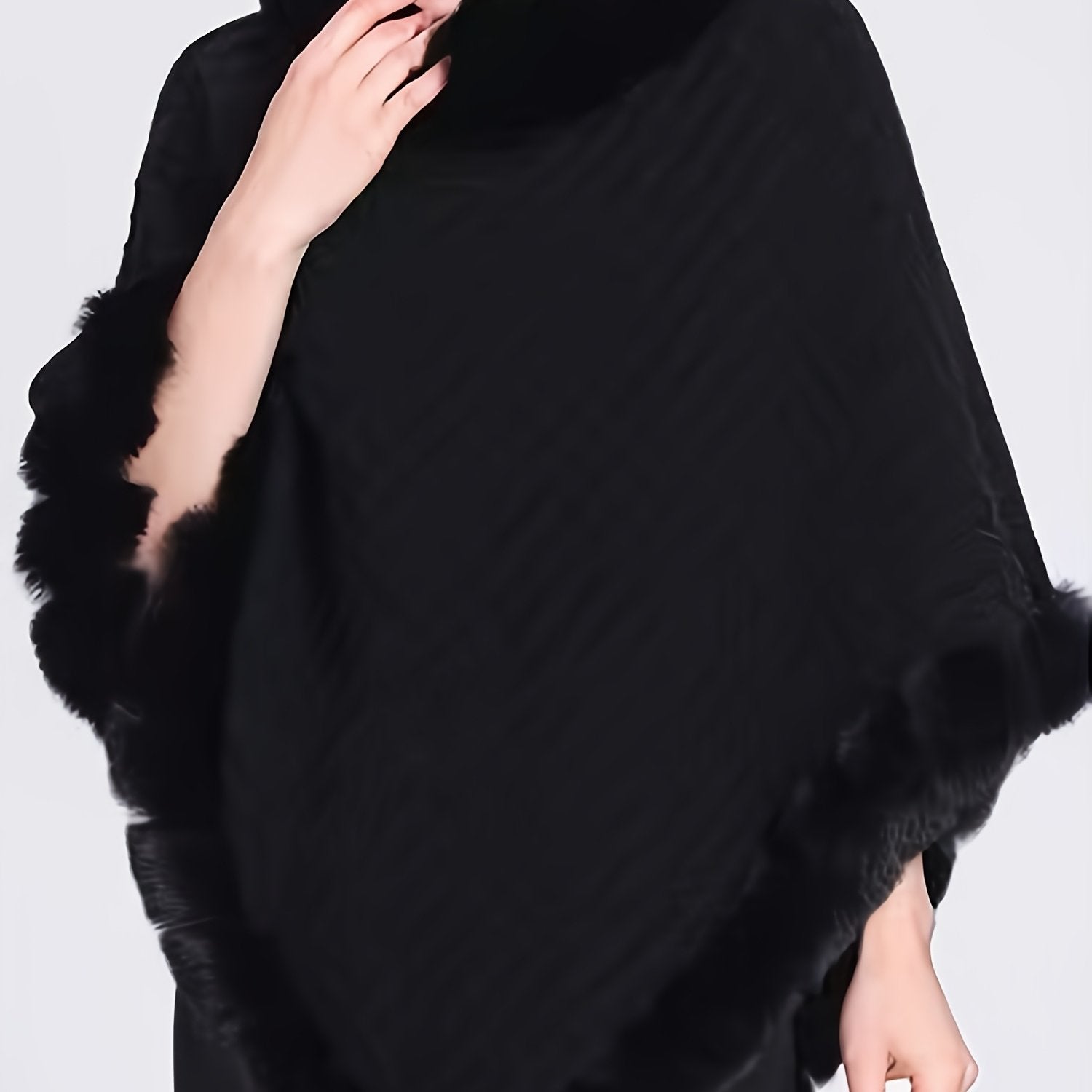 Poncho hiver femme