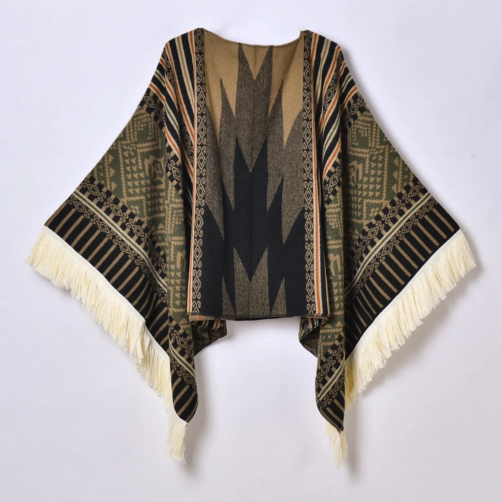 Poncho homme péruvien