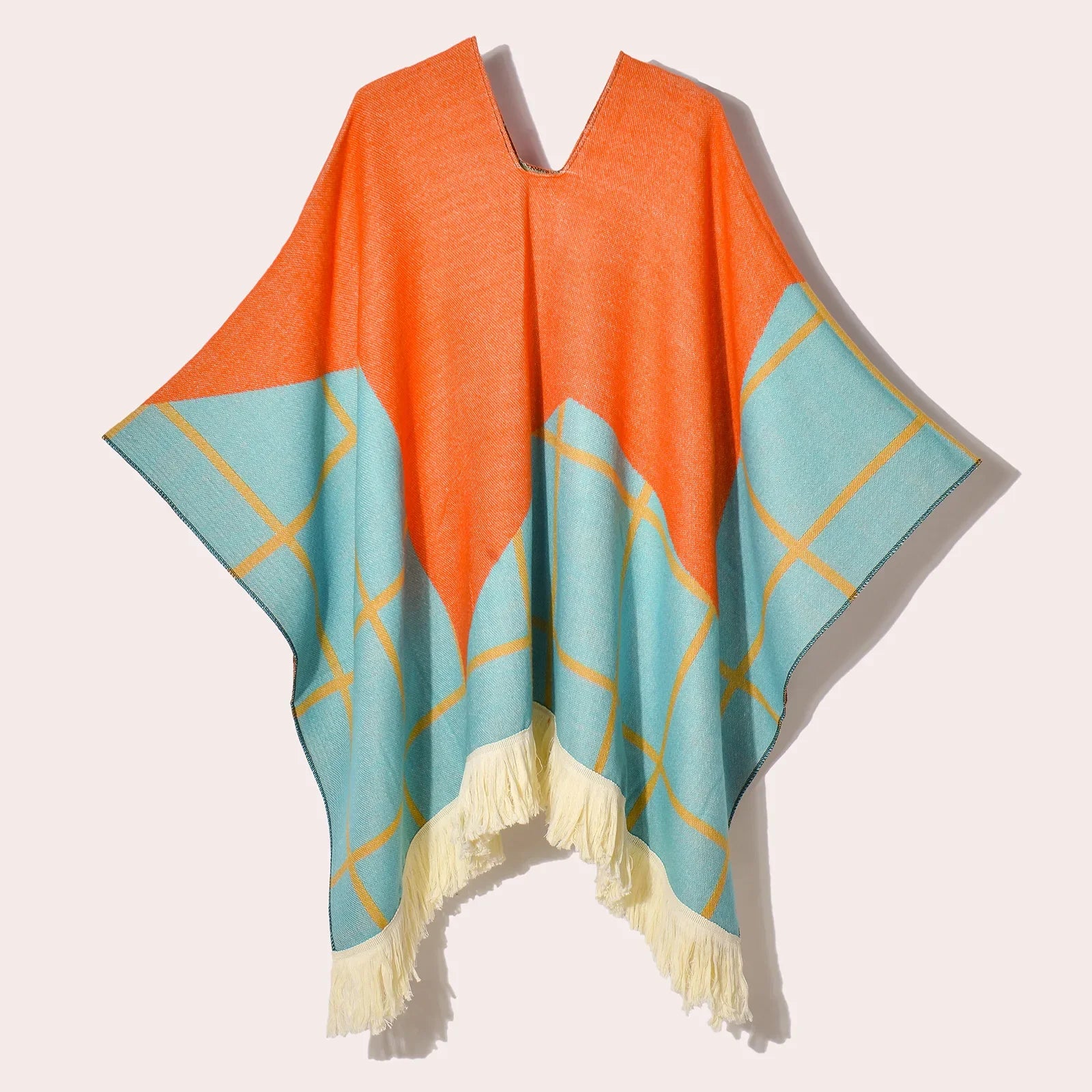 Poncho homme péruvien