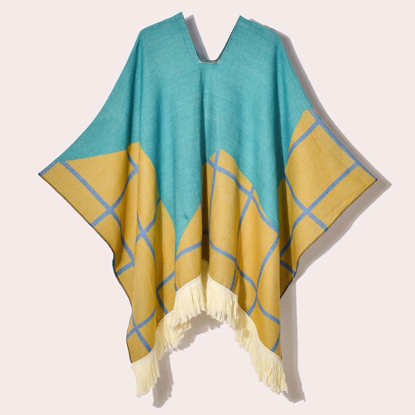 Poncho homme péruvien