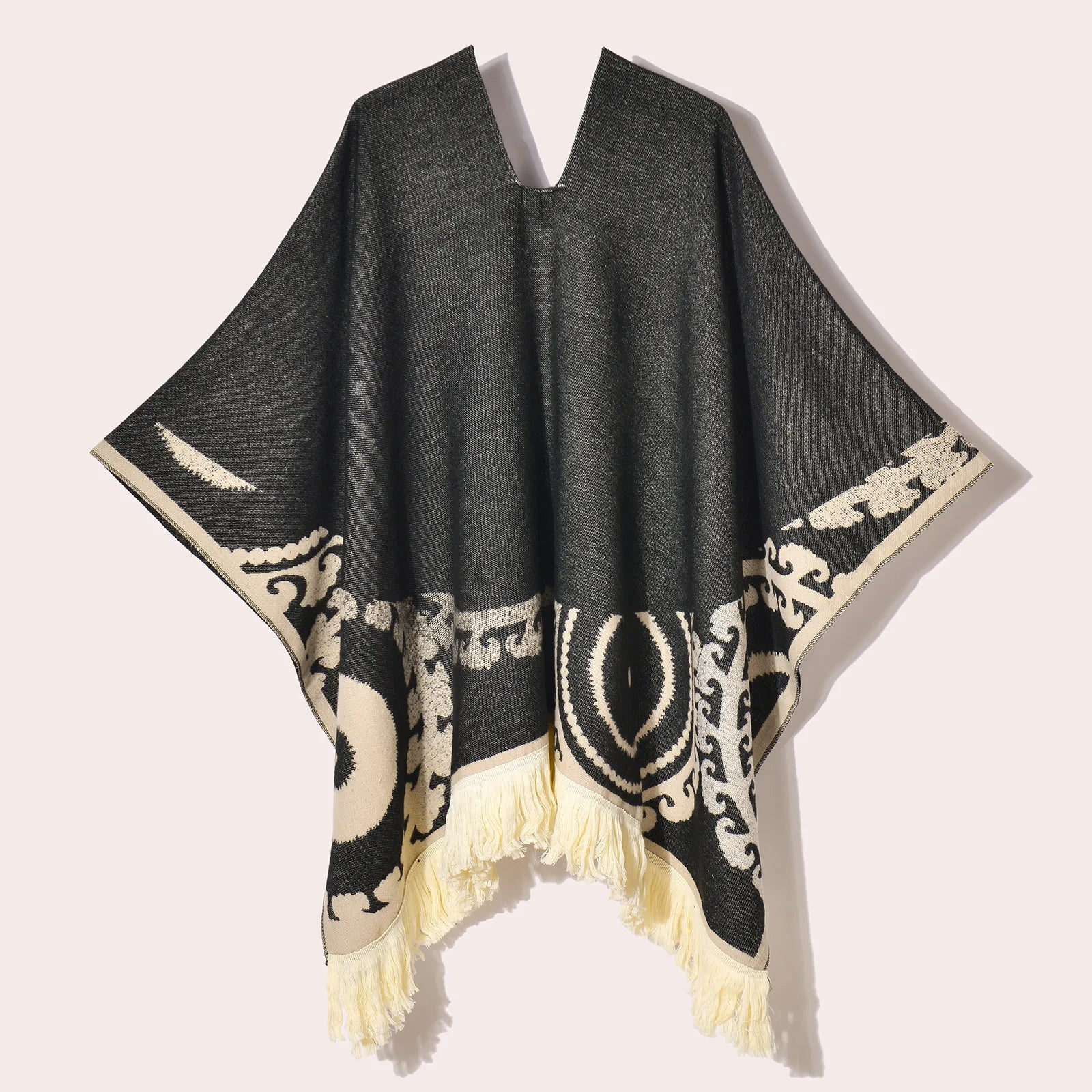 Poncho homme péruvien