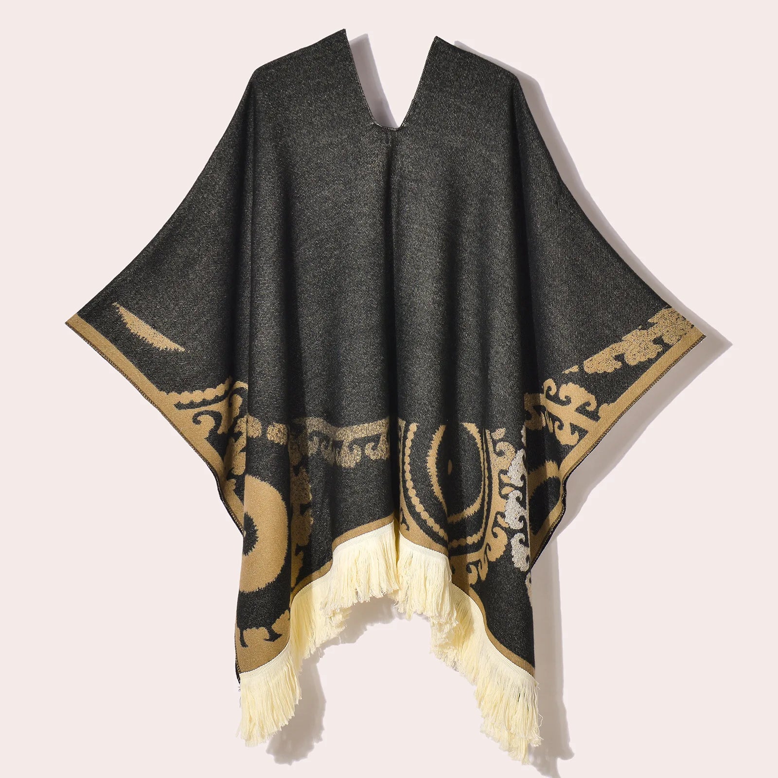 Poncho homme péruvien