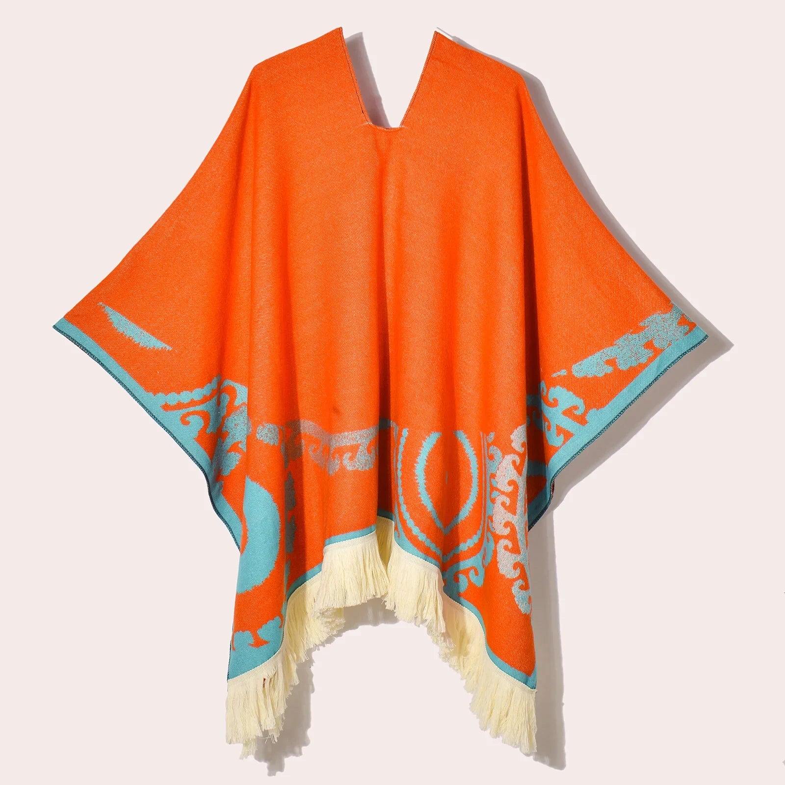 Poncho homme péruvien