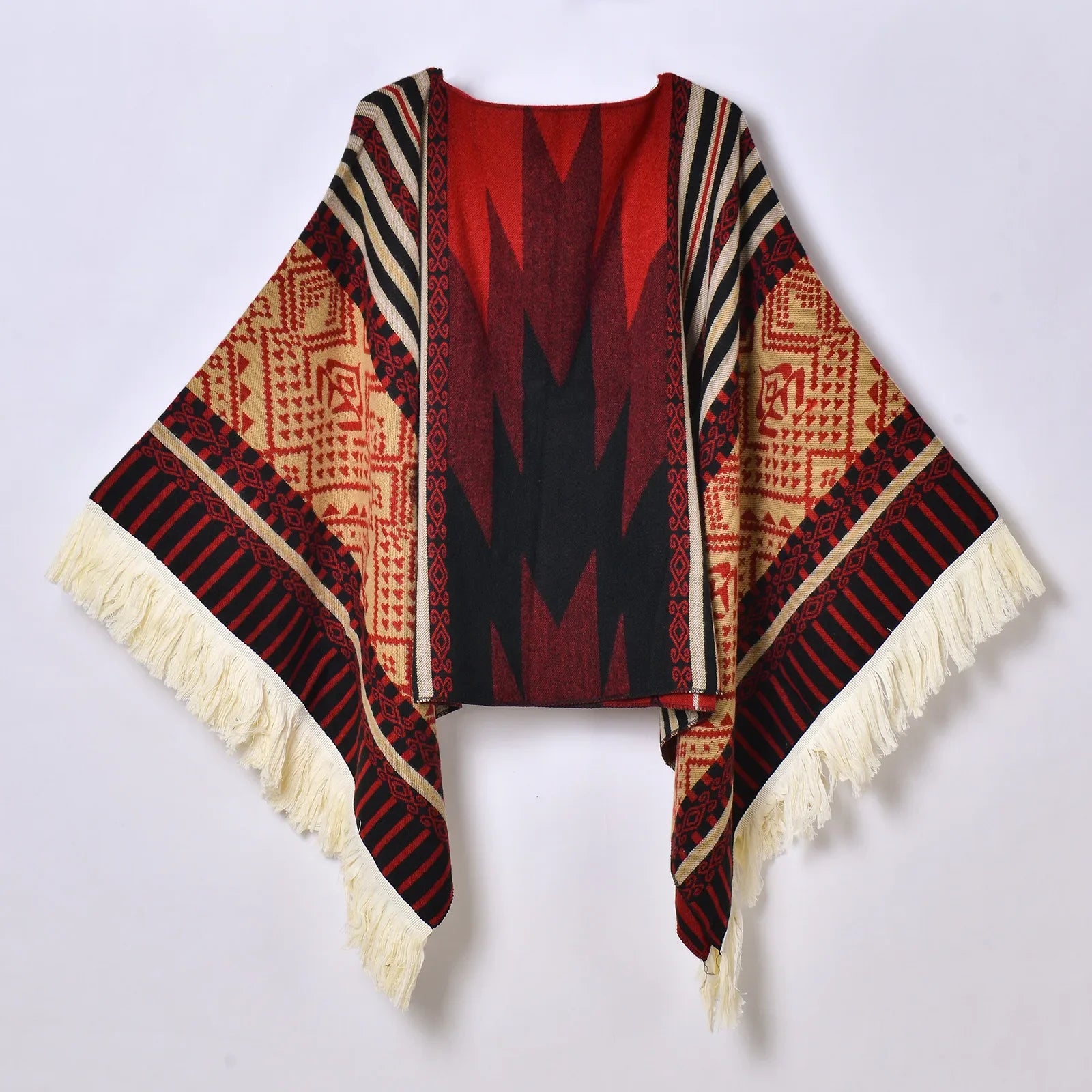 Poncho homme péruvien