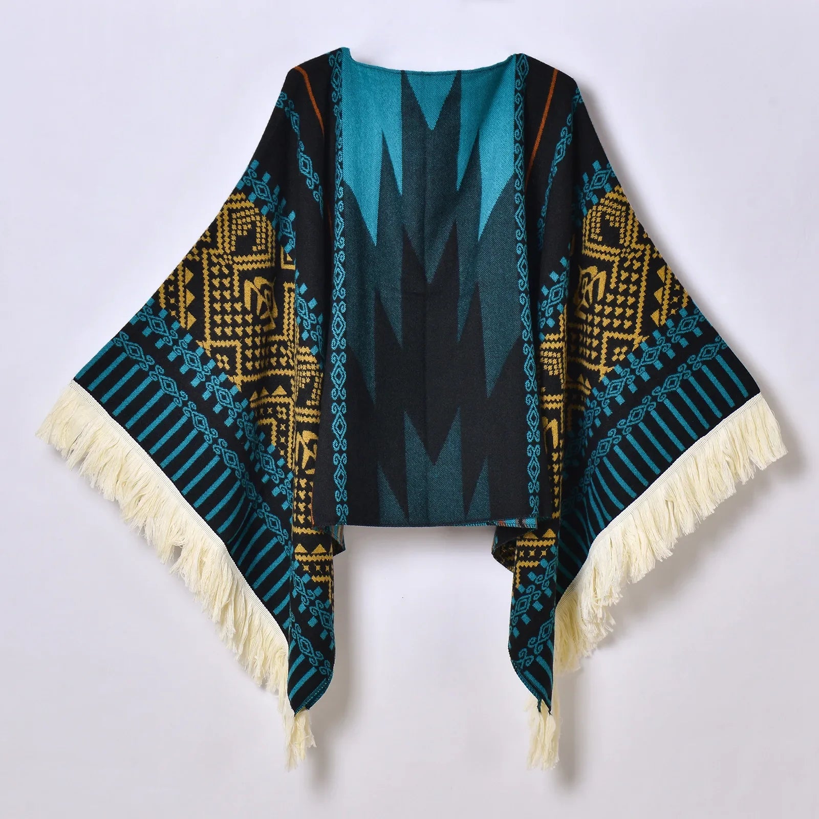 Poncho homme péruvien