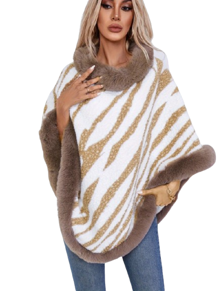 Poncho indien femme