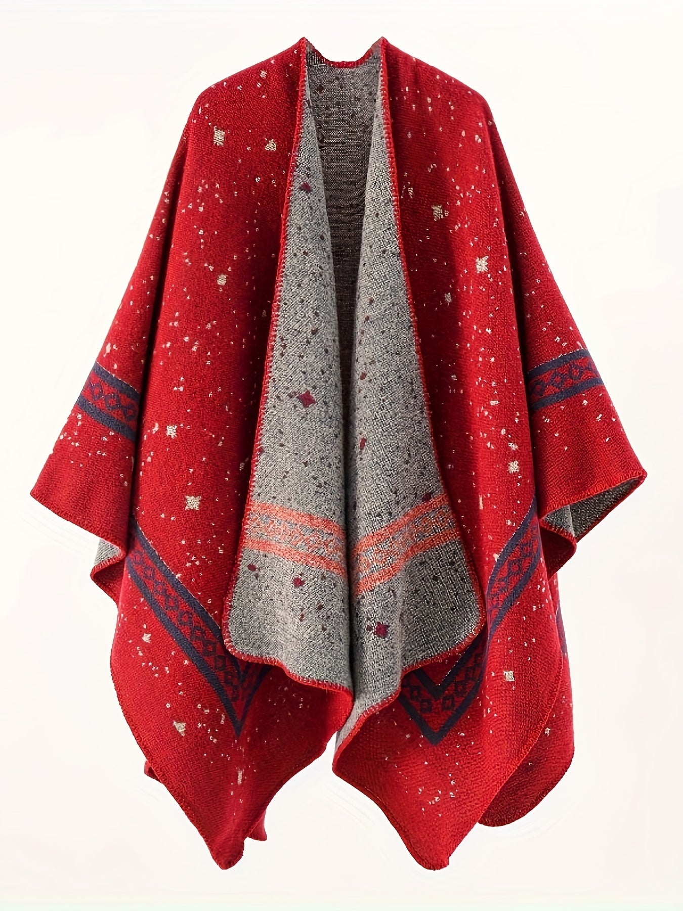 Poncho mexicain homme