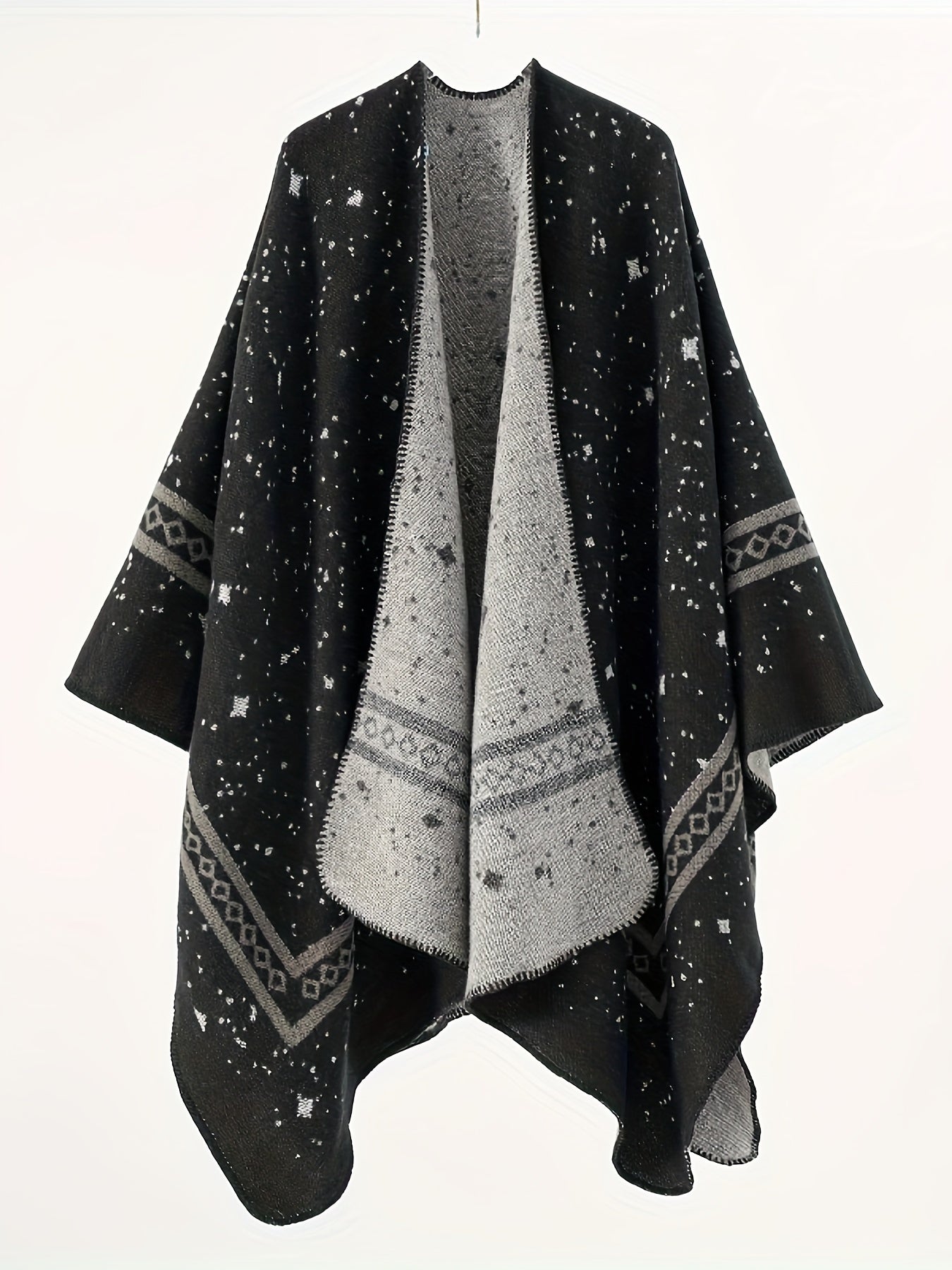 Poncho mexicain homme