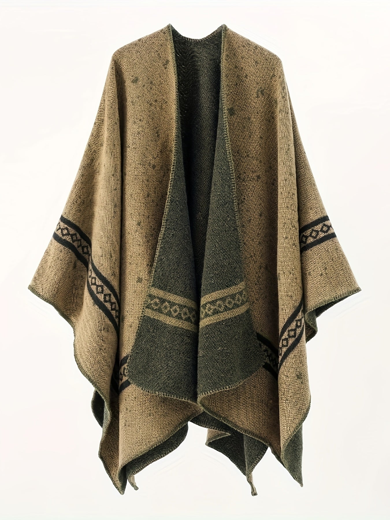 Poncho mexicain homme