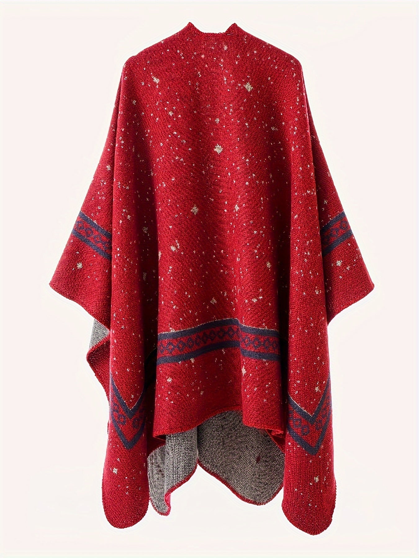 Poncho mexicain homme