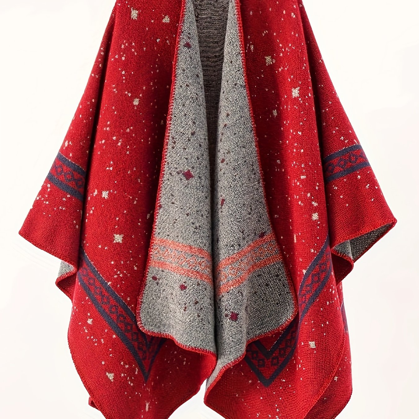 Poncho mexicain homme
