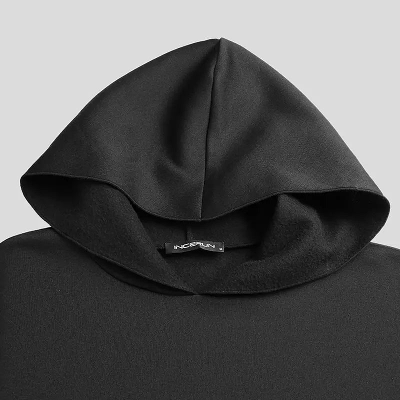 Poncho noir homme