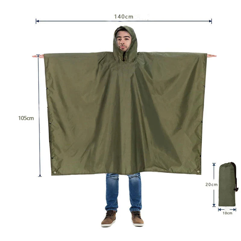 Poncho pluie pour homme