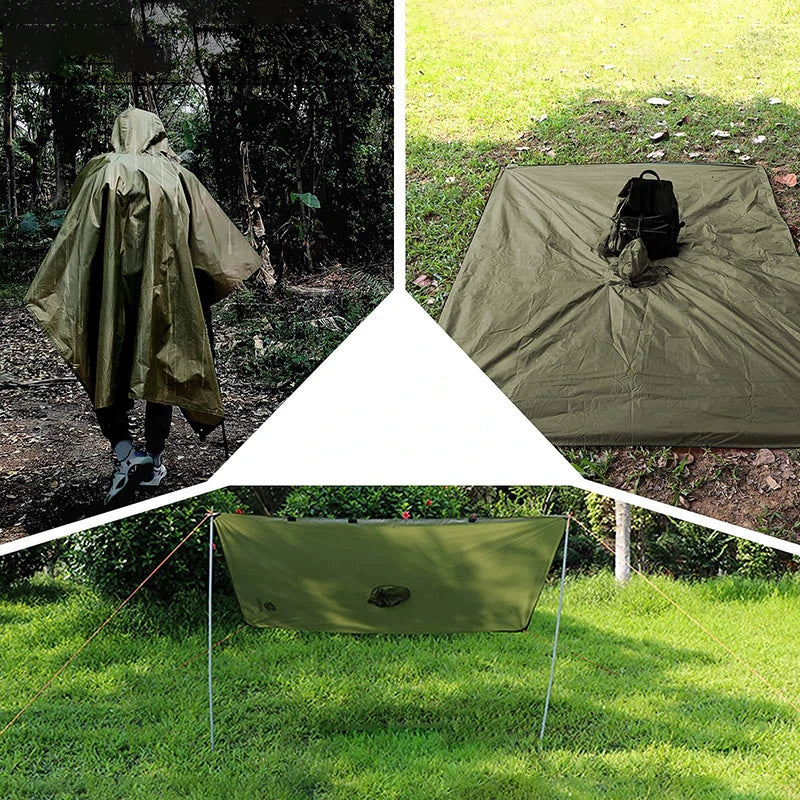 Poncho pluie pour homme