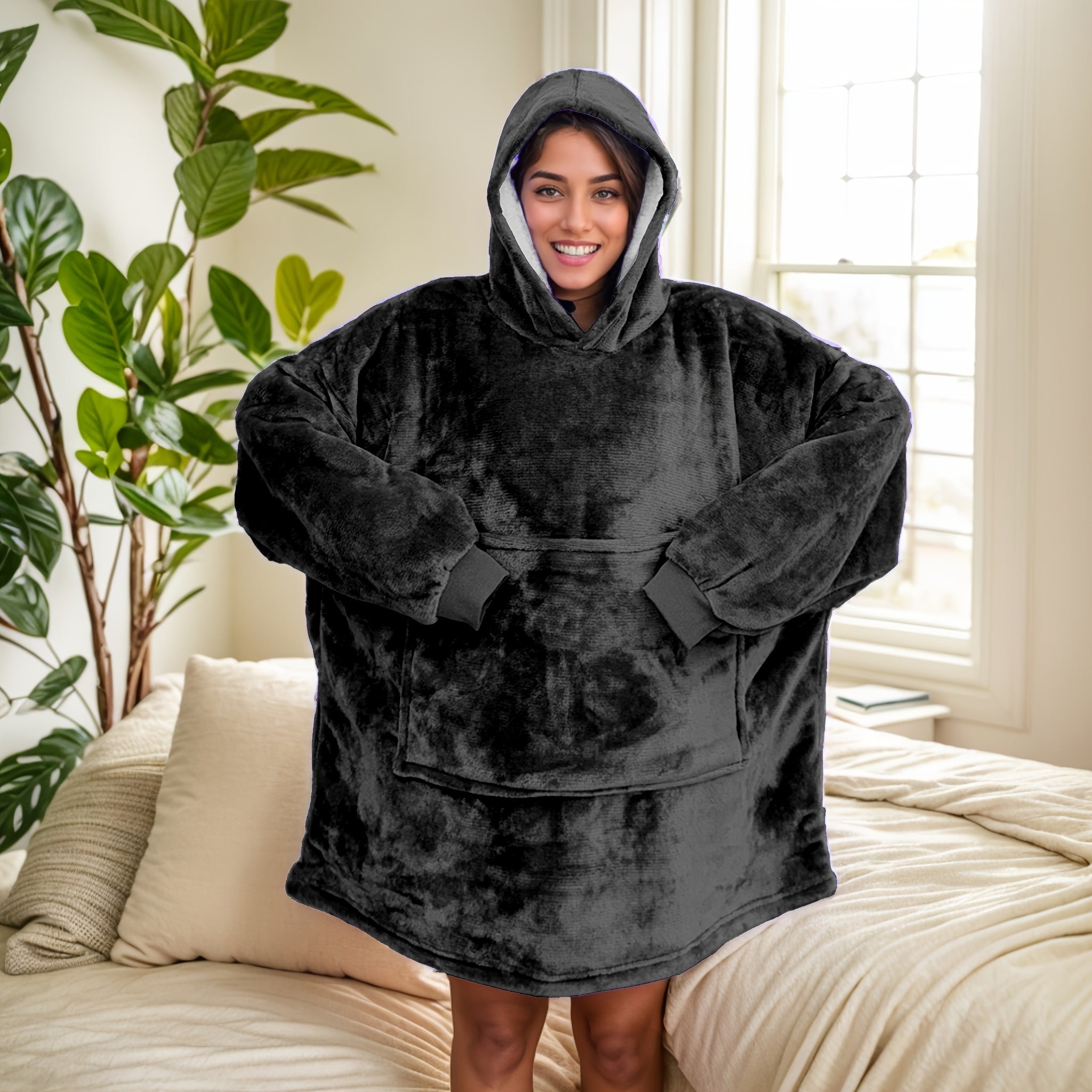 Poncho polaire femme nuit