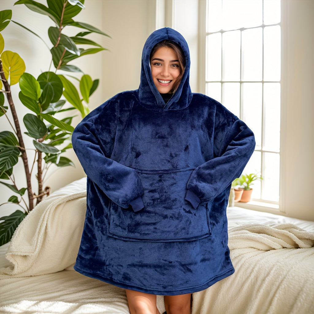Poncho polaire femme nuit