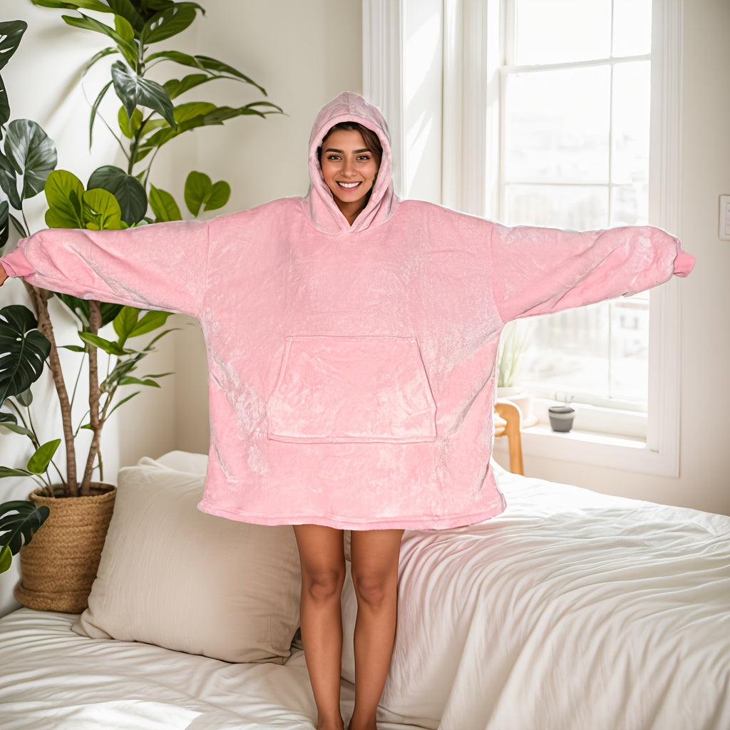 Poncho polaire femme nuit
