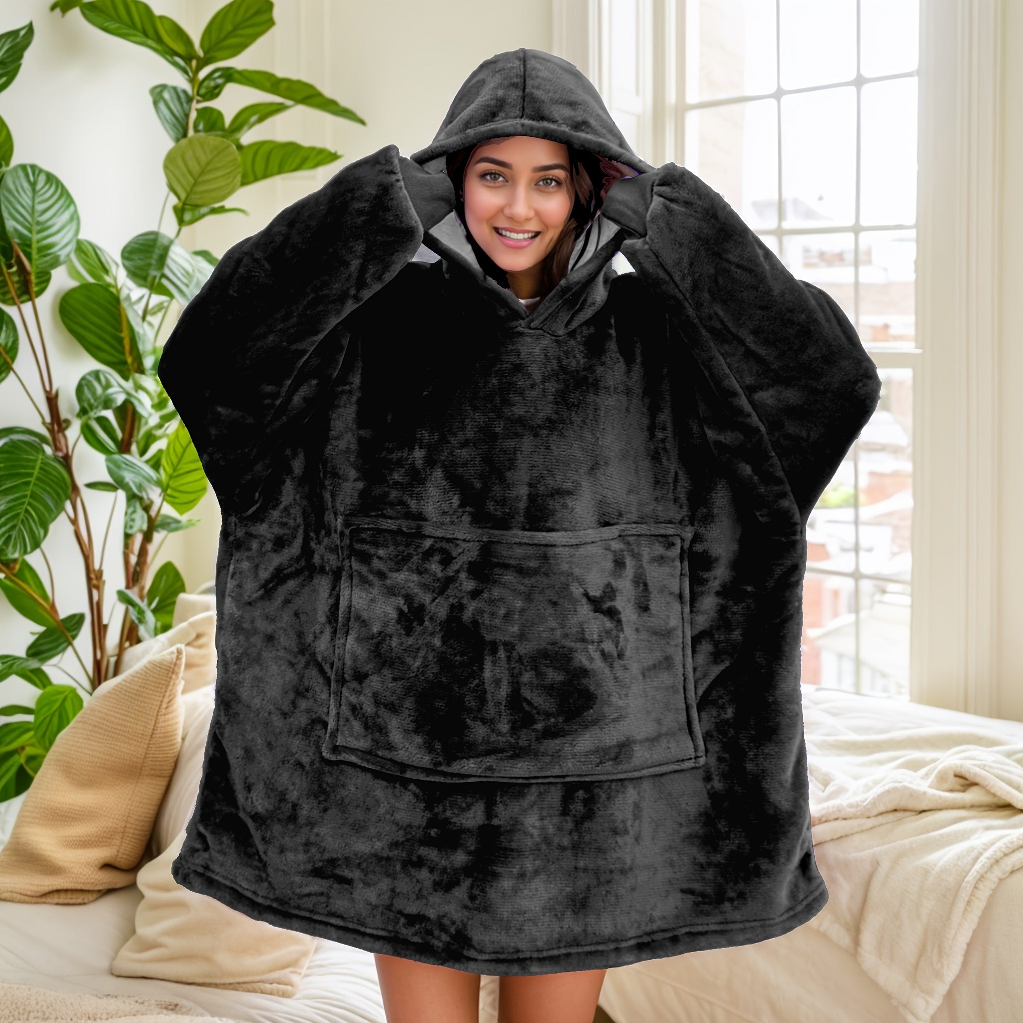 Poncho polaire femme nuit