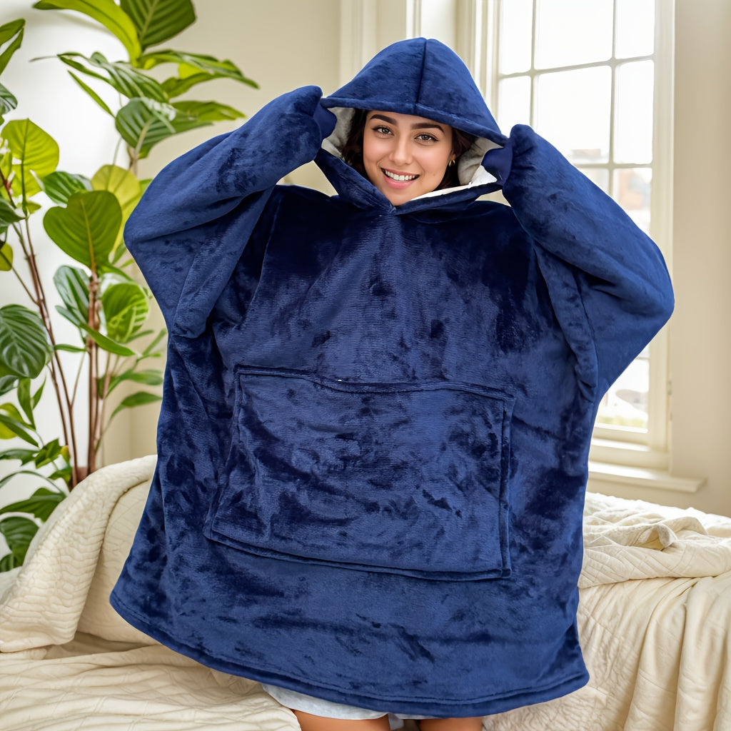 Poncho polaire femme nuit