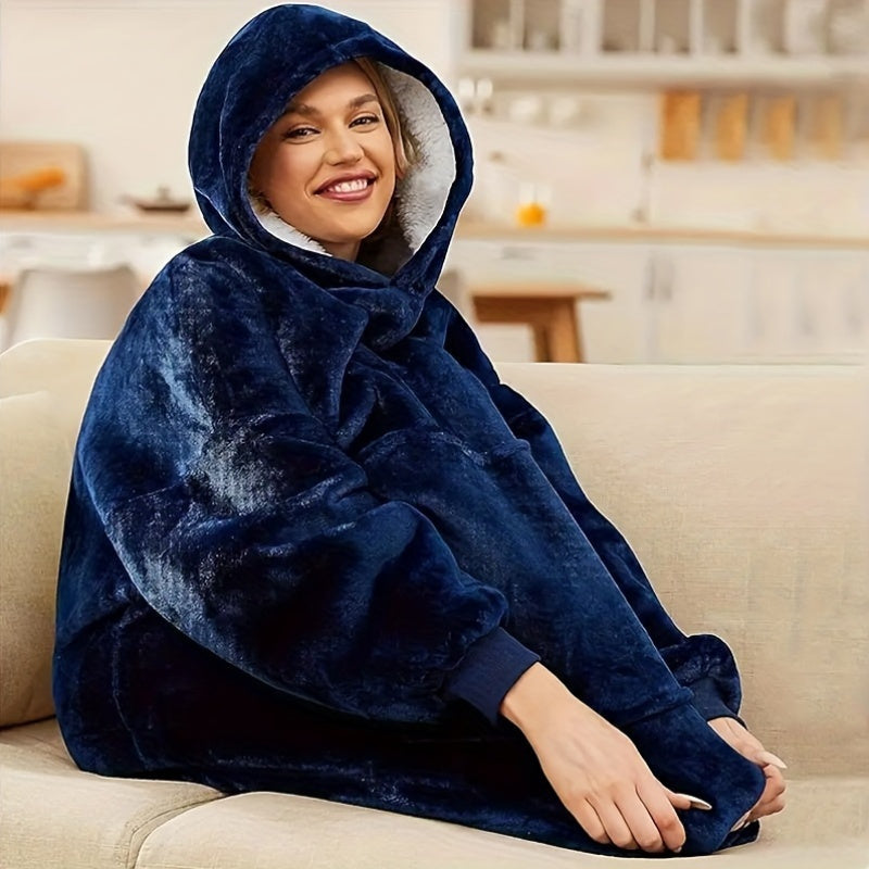 Poncho polaire femme nuit