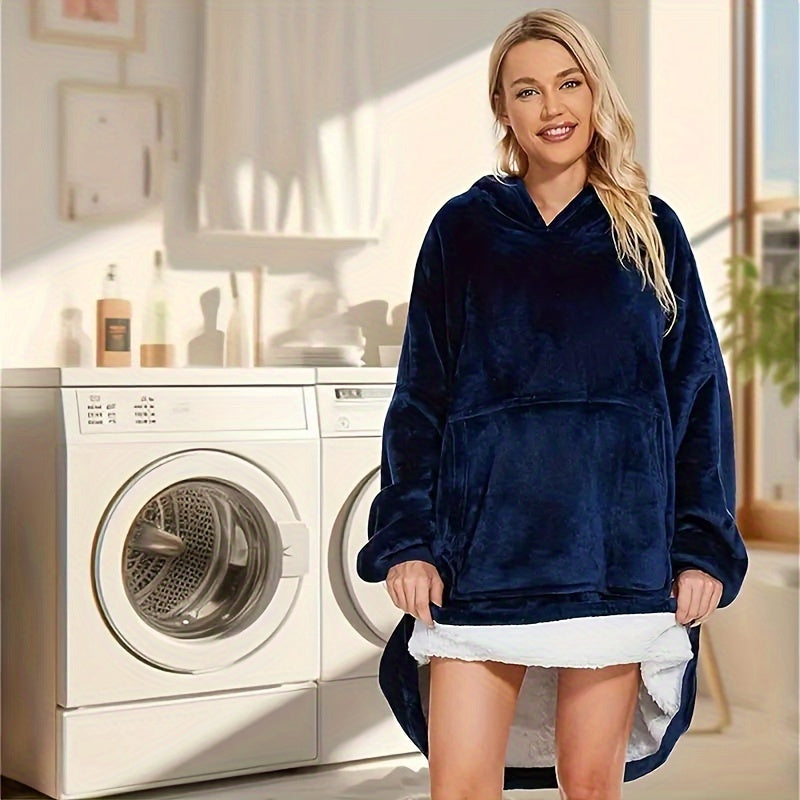 Poncho polaire femme nuit