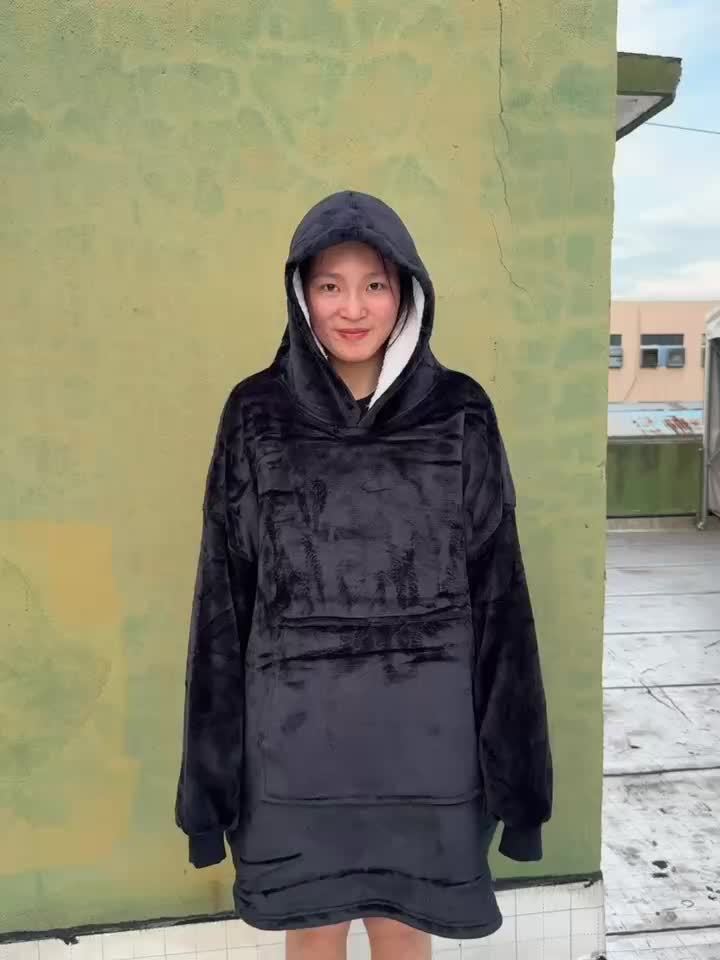 Poncho polaire femme nuit