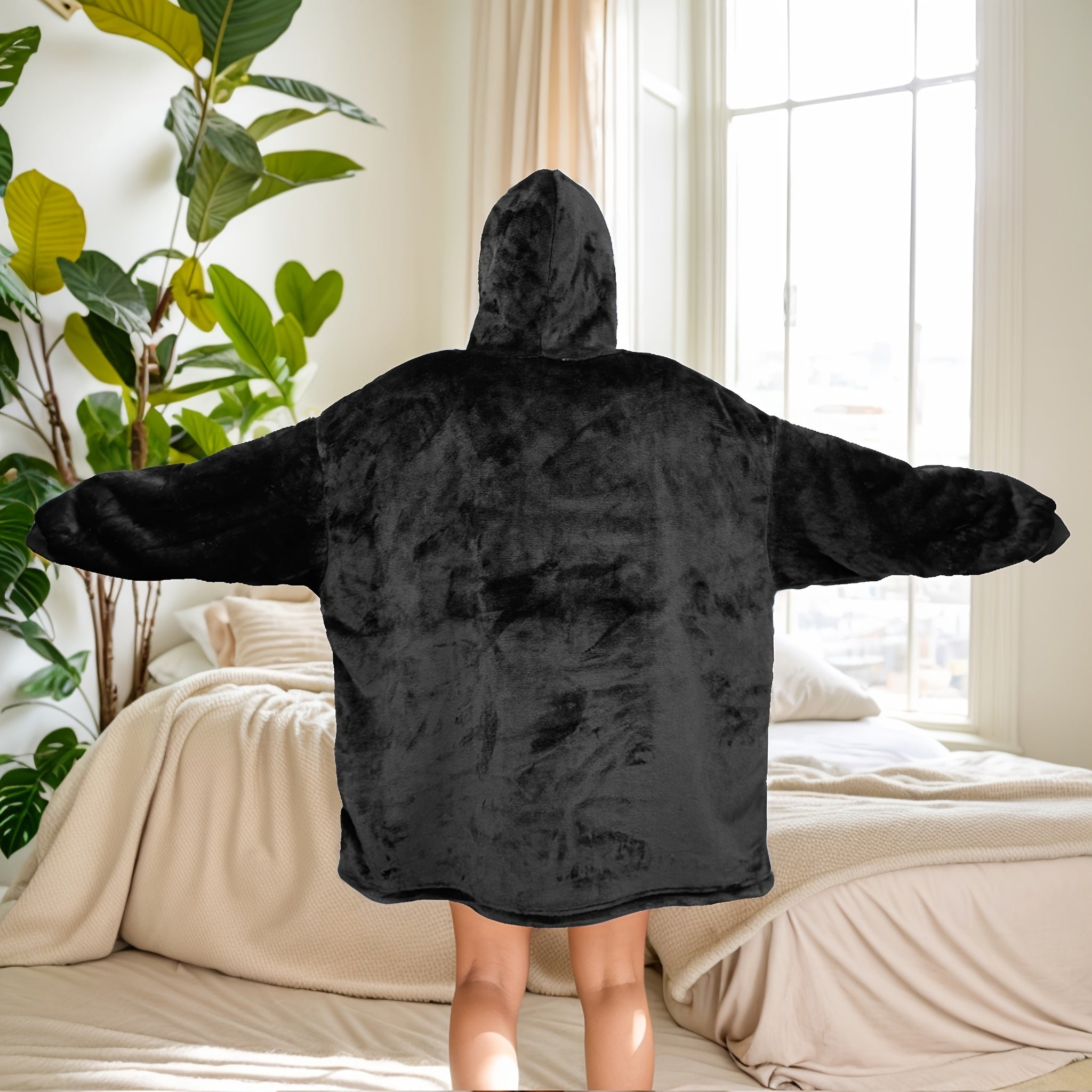 Poncho polaire femme nuit