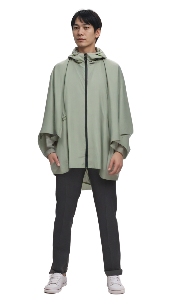 Poncho randonnée homme