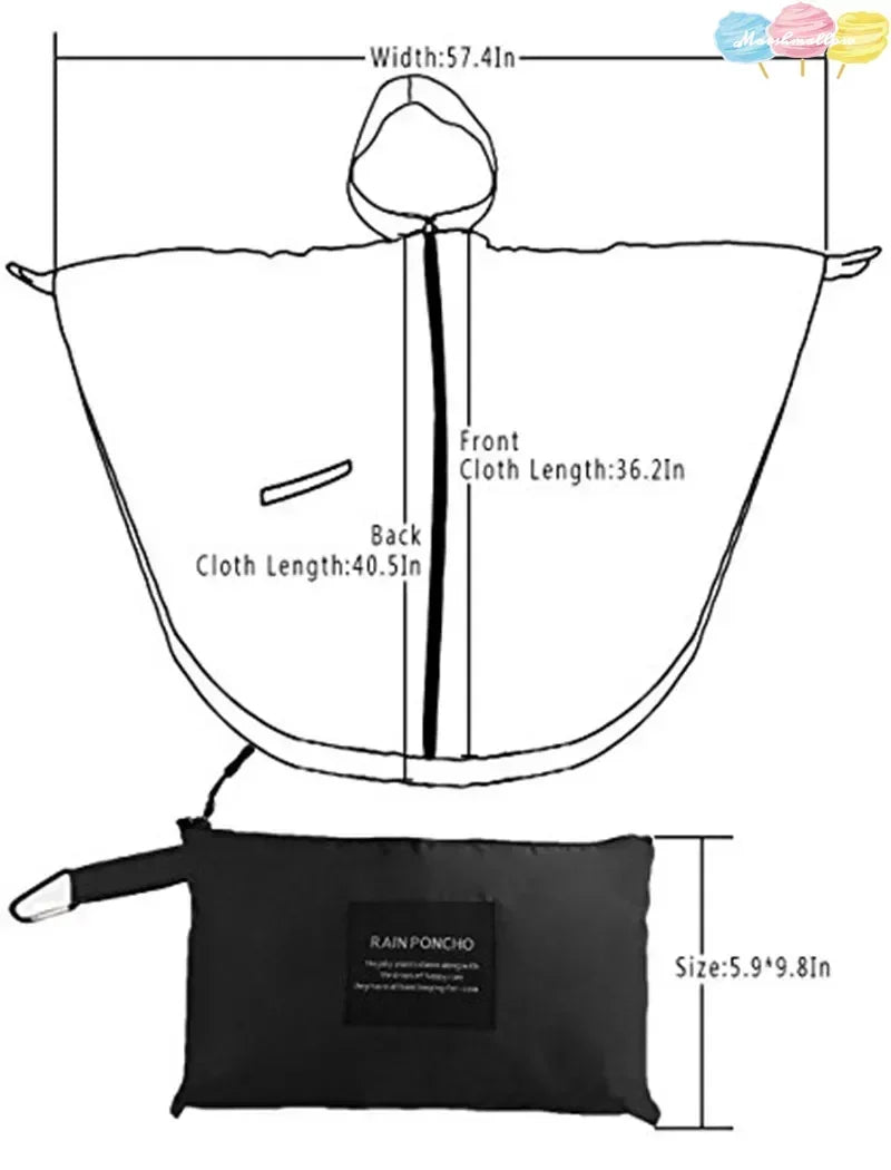 Poncho randonnée homme