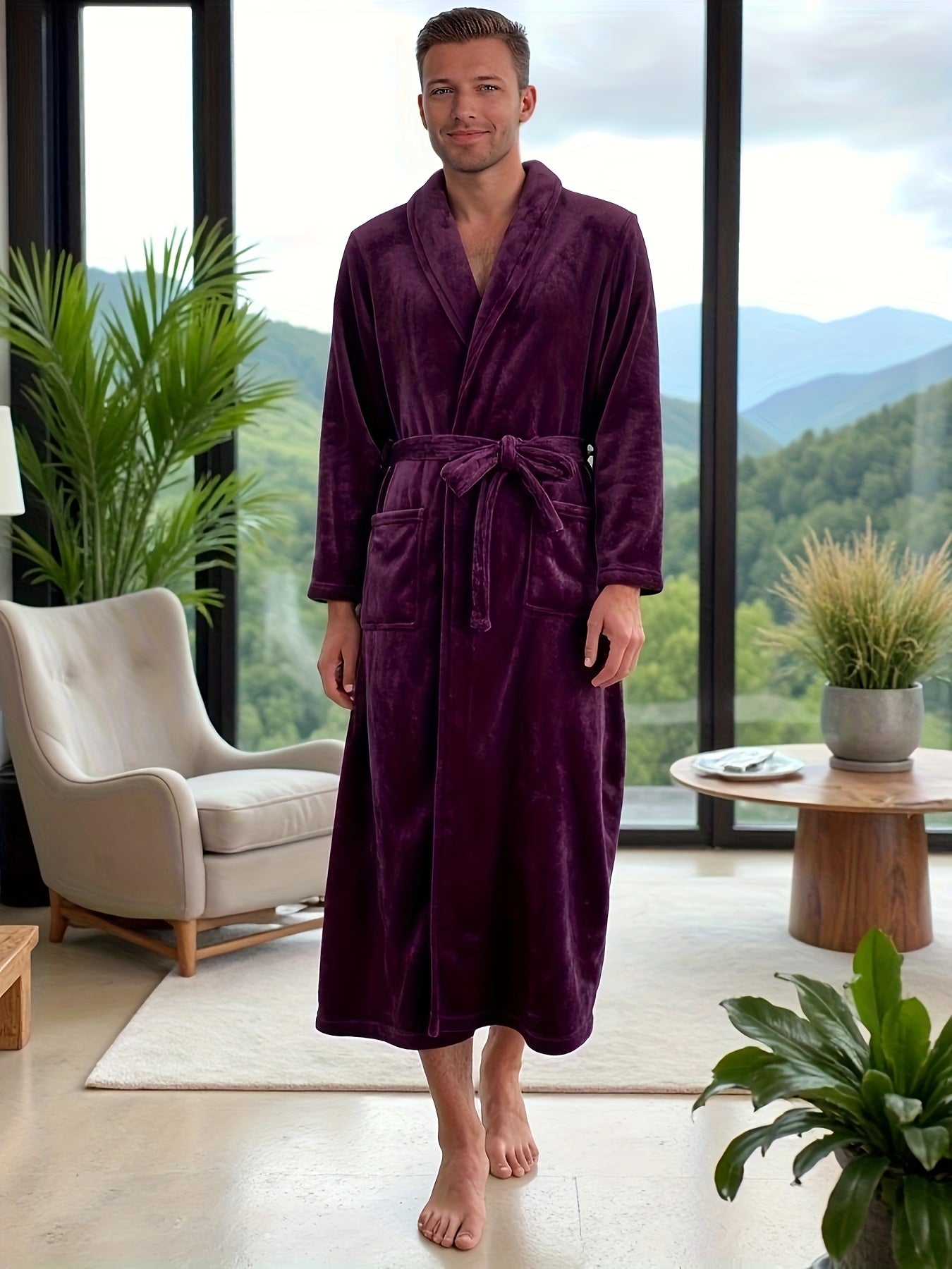 Robe de chambre chic homme
