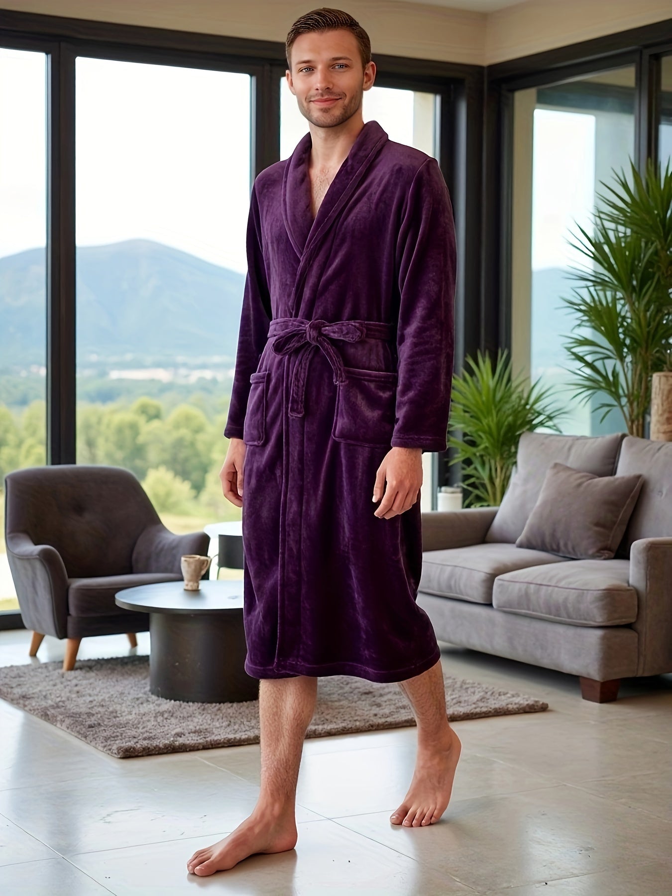 Robe de chambre chic homme