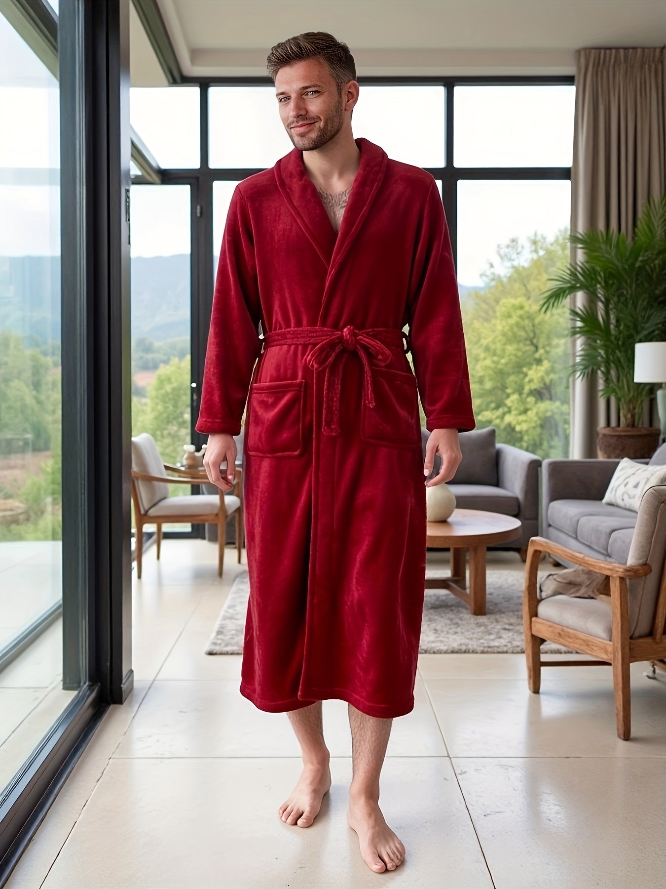 Robe de chambre chic homme