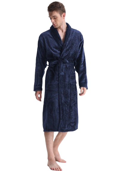 Robe de chambre coton homme