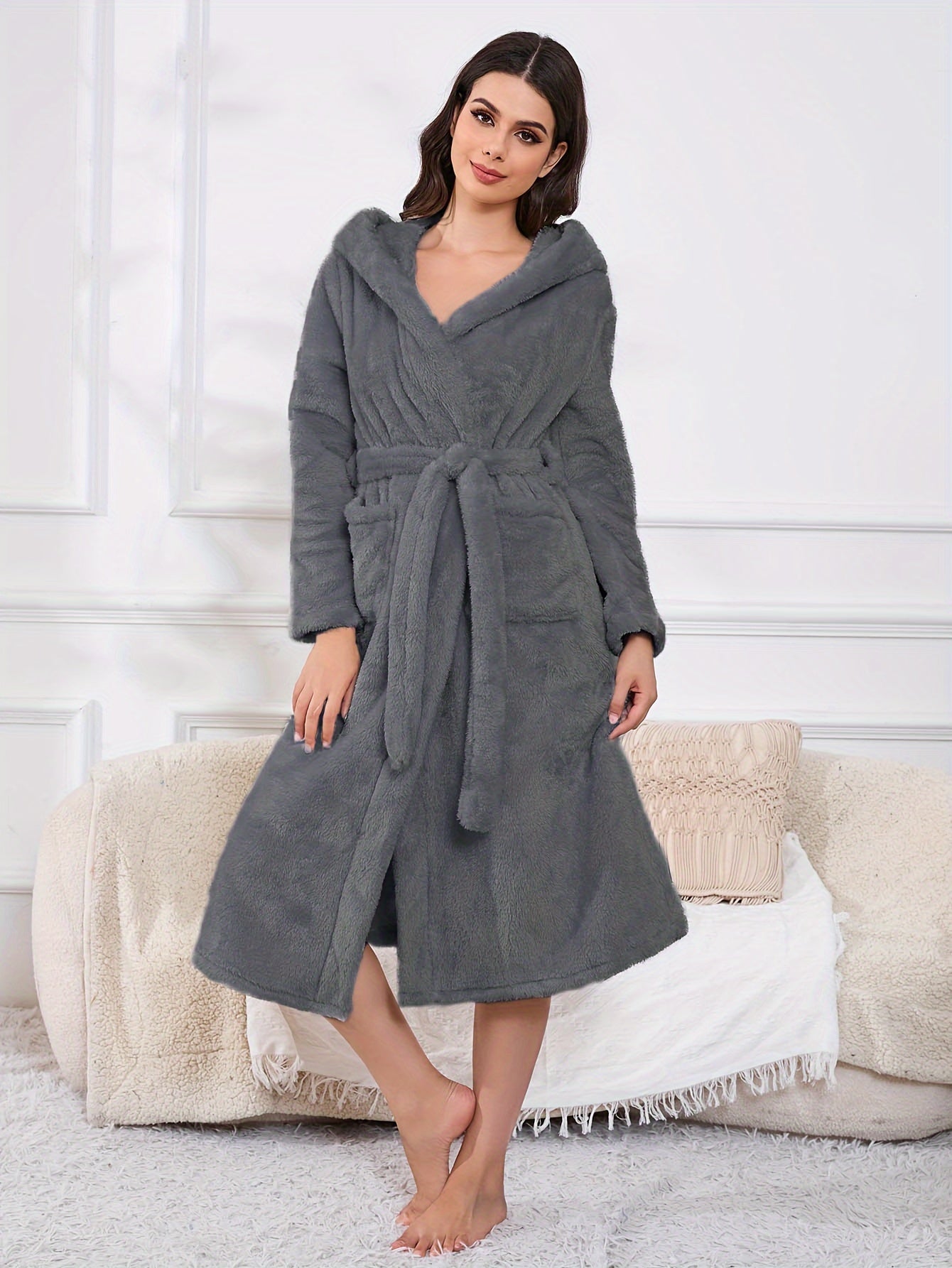 Robe de chambre hiver femme