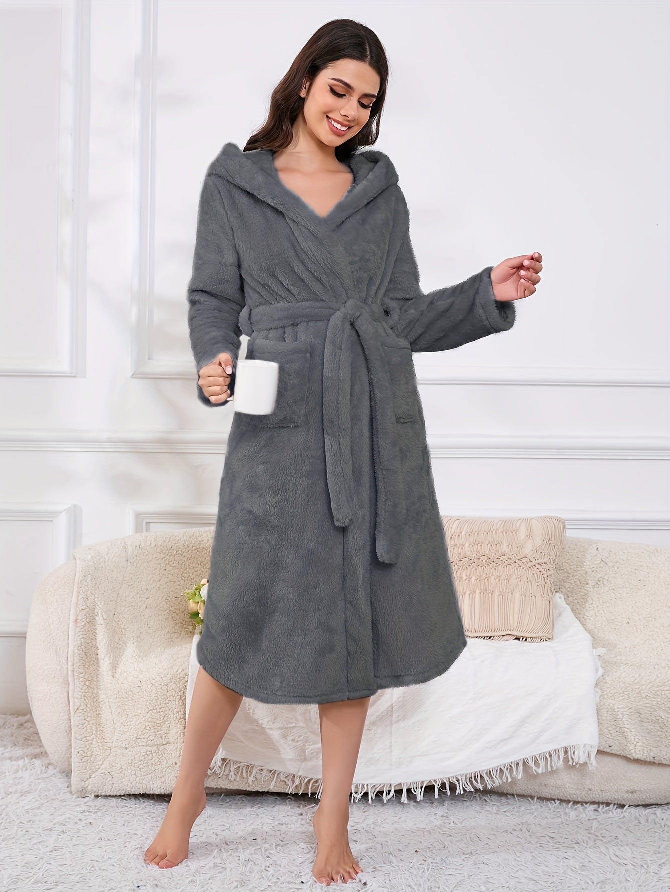 Robe de chambre hiver femme