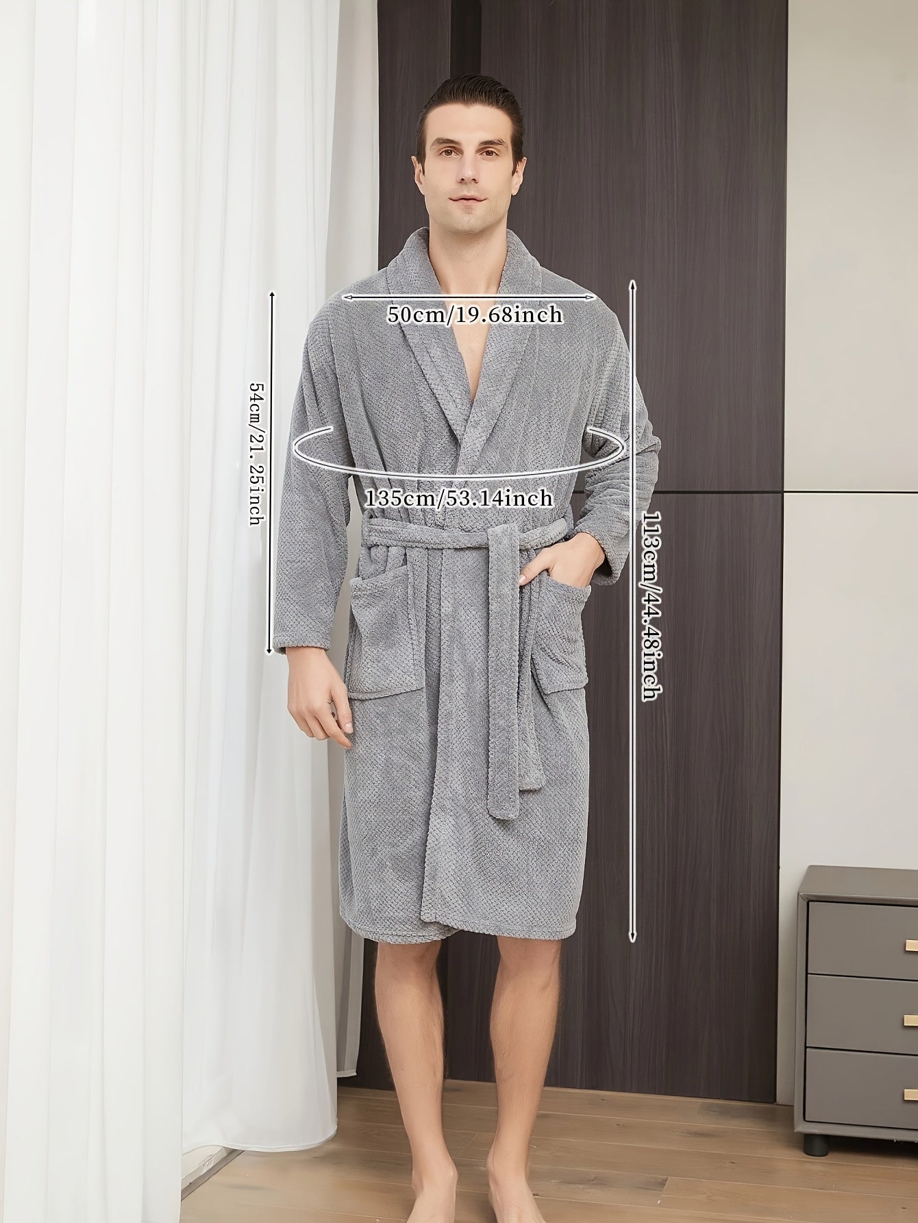 Robe de chambre homme hiver