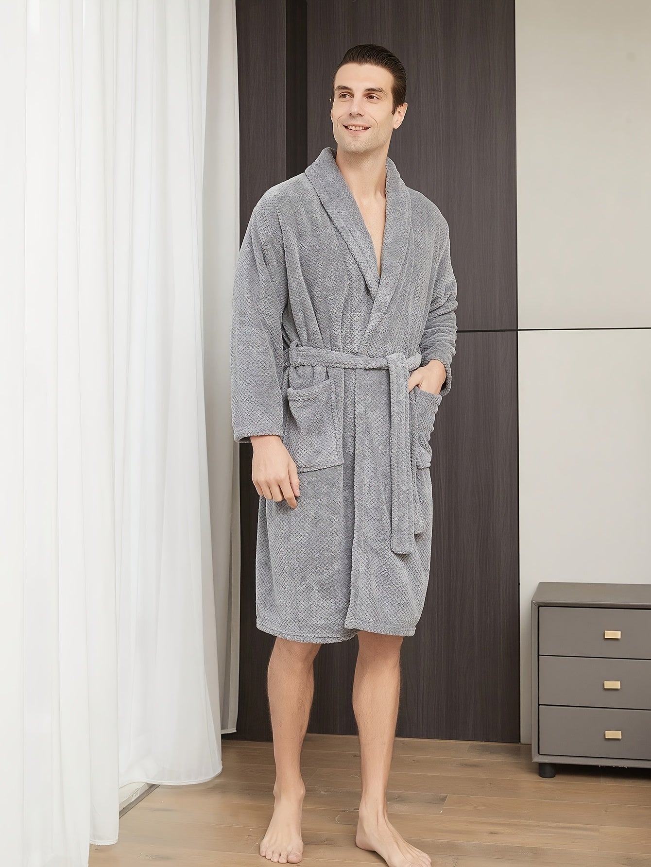 Robe de chambre homme hiver
