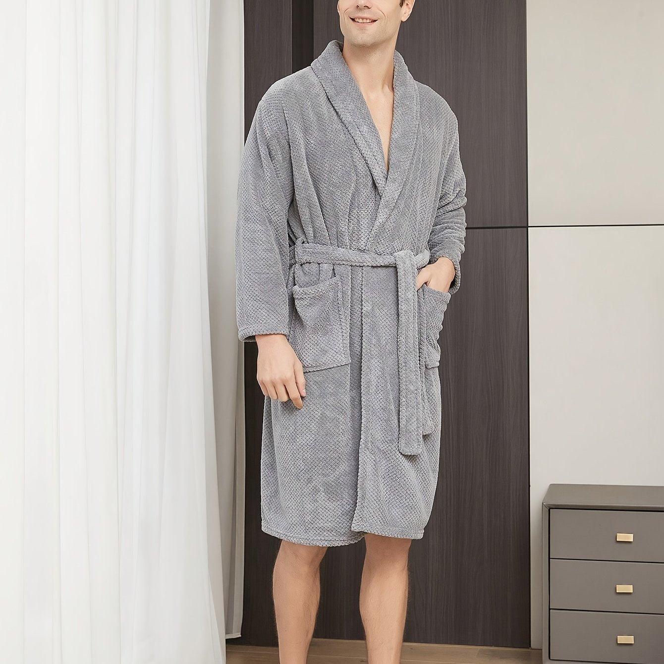 Robe de chambre homme hiver