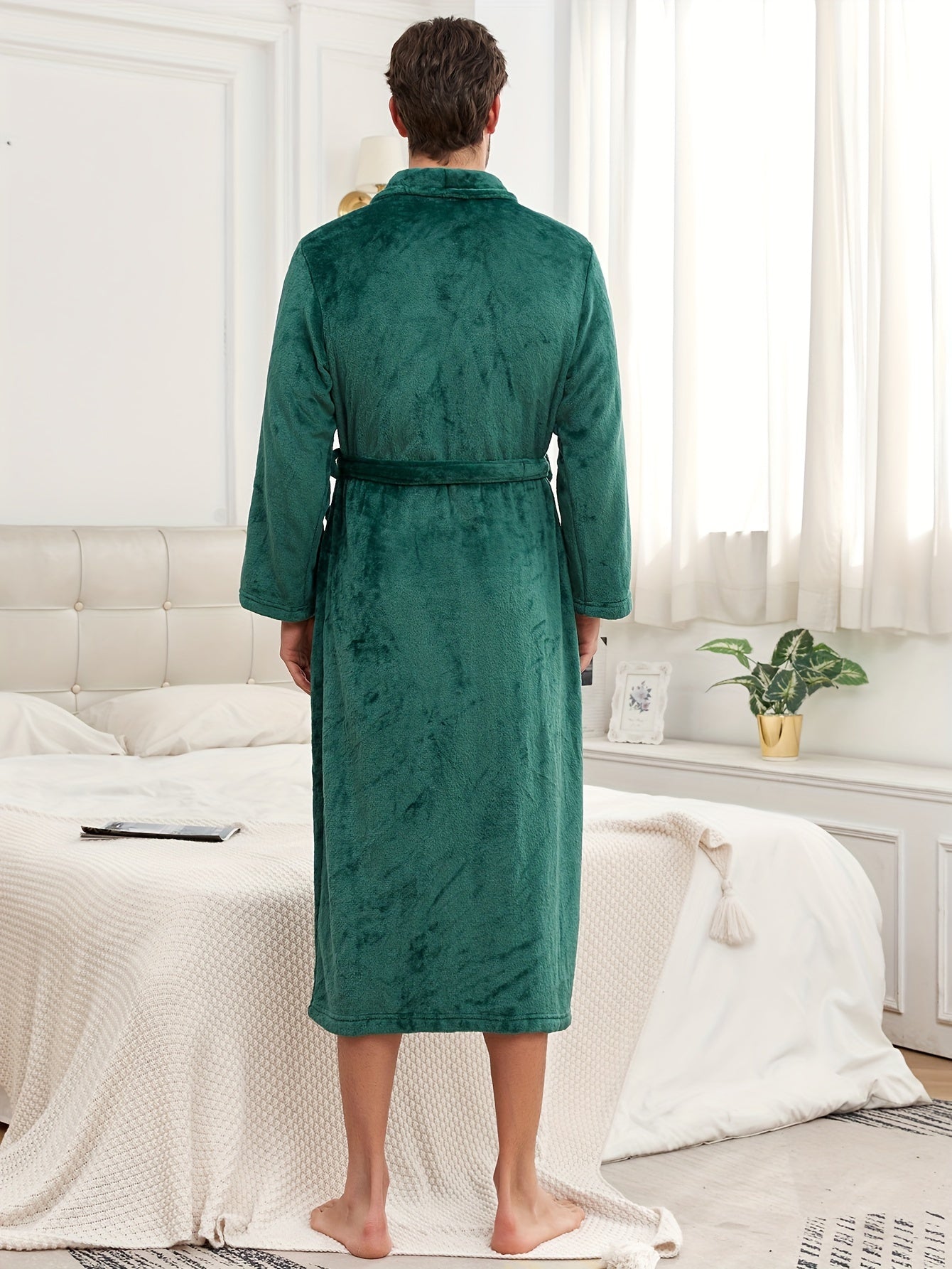 Robe de chambre homme longue