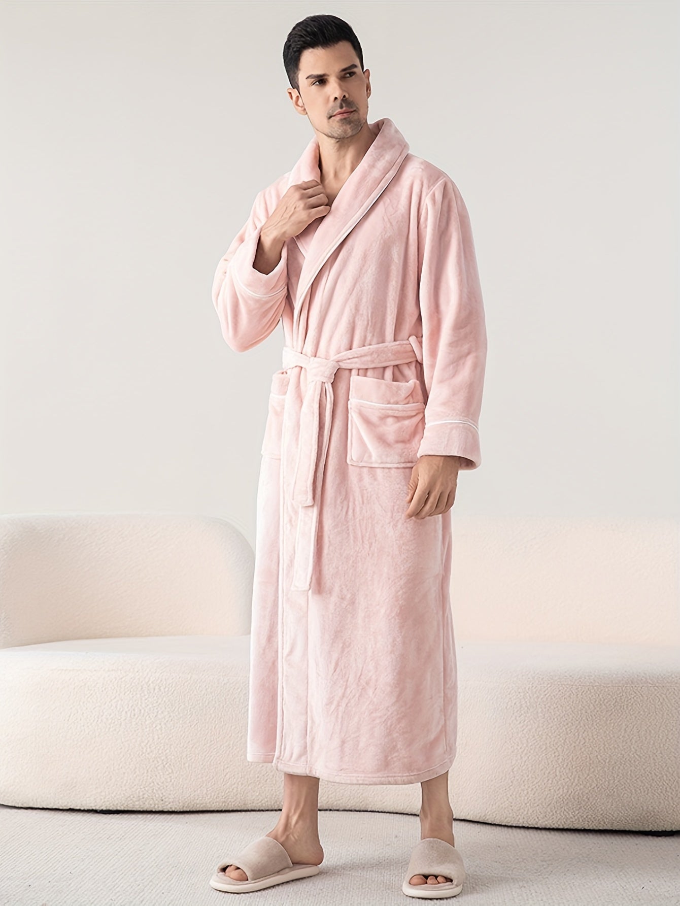 Robe de chambre homme velours