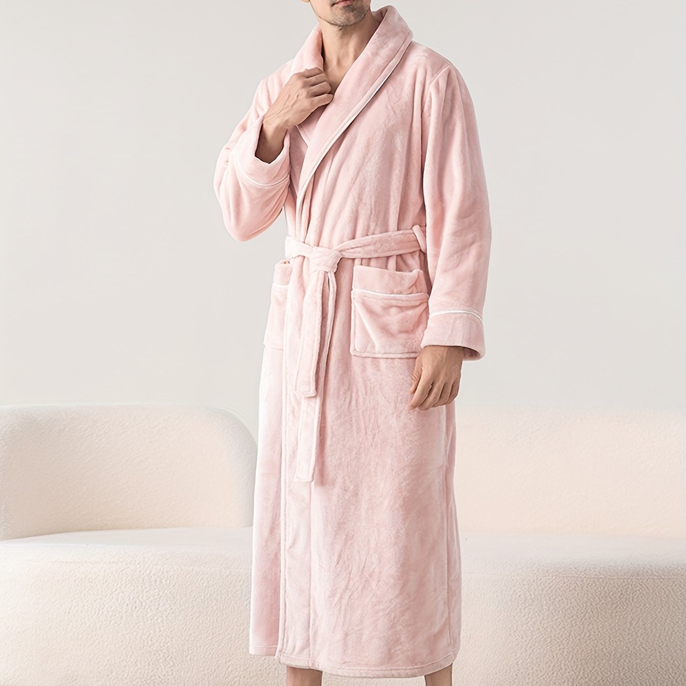 Robe de chambre homme velours