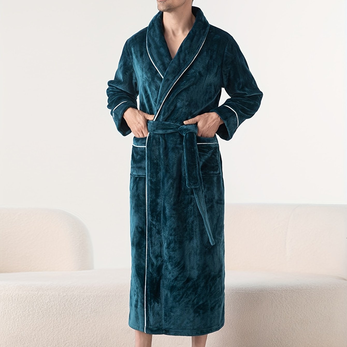 Robe de chambre homme velours