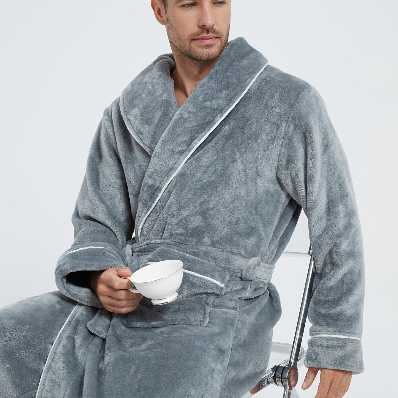 Robe de chambre légère homme