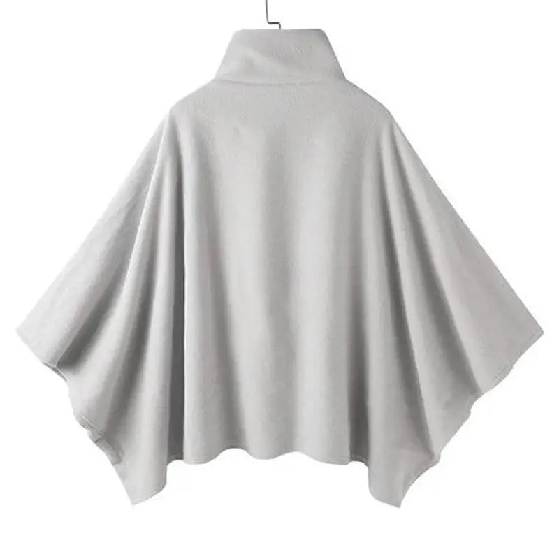 Poncho chaud femme